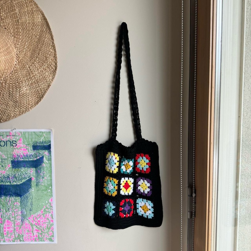 Crochet purse